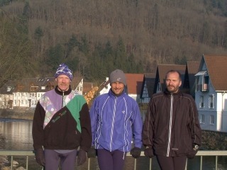 Die drei Ultraläufer: Frank, Kalla und ich
